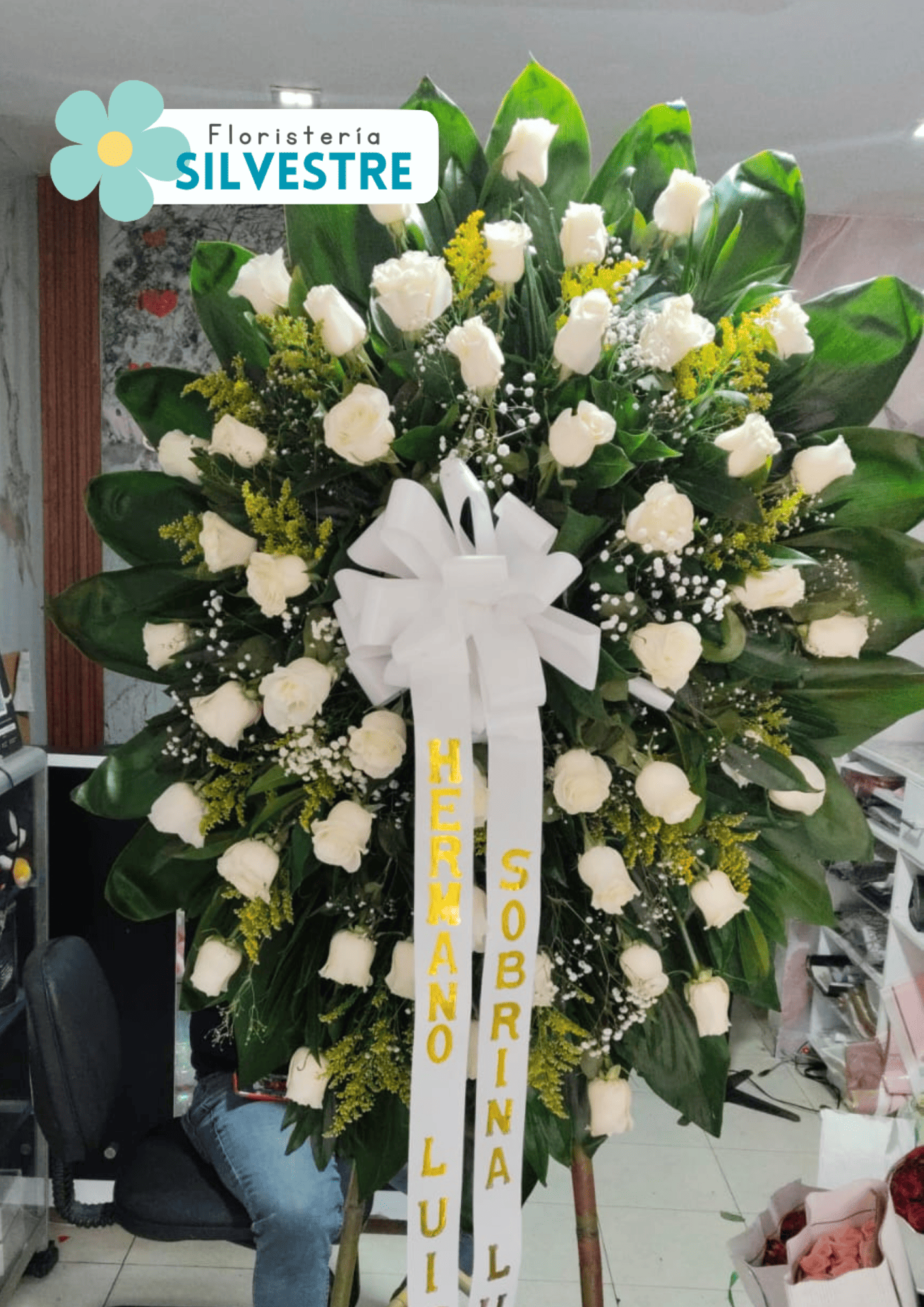 ramo de flores para funeral