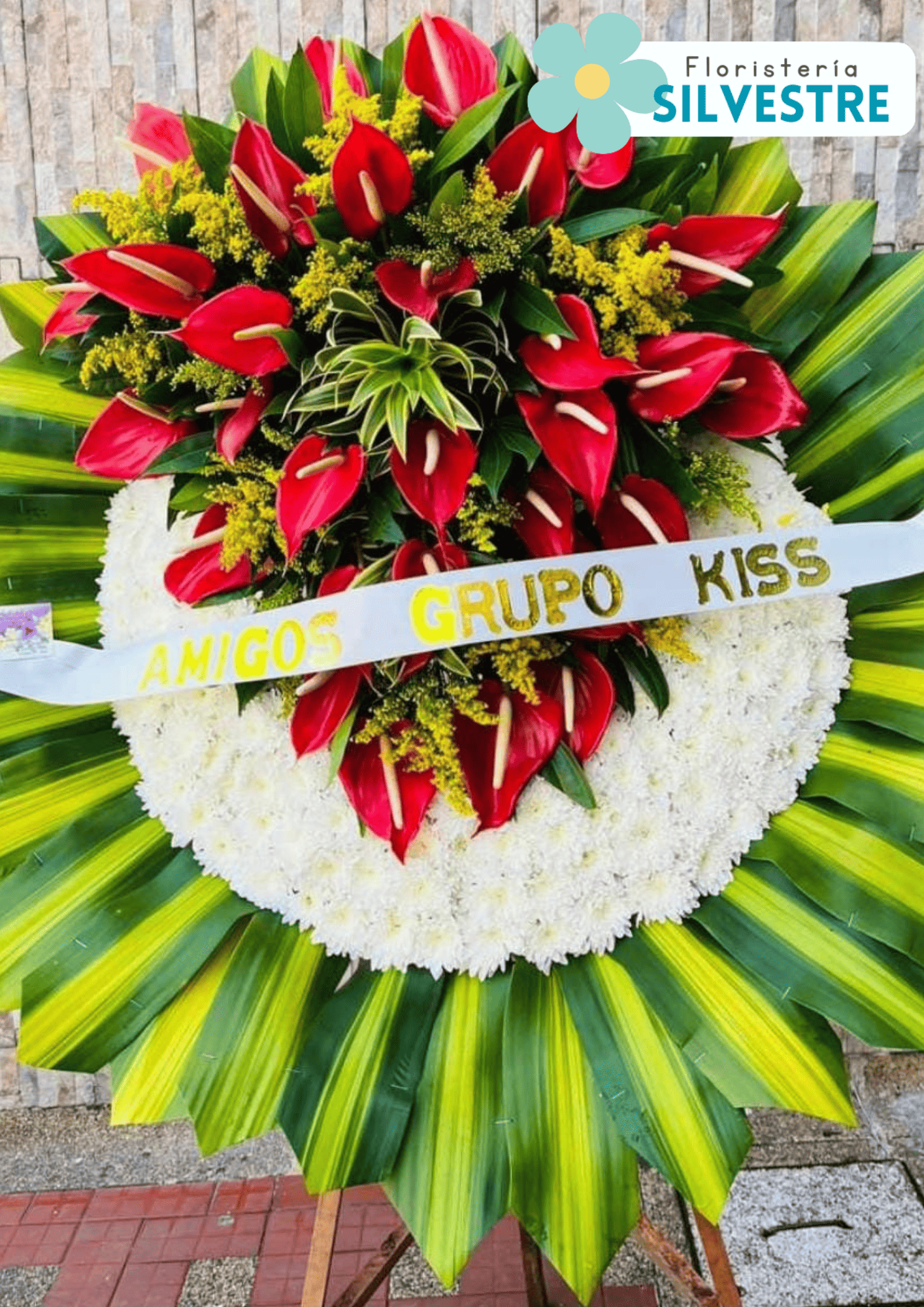 Corona Fúnebre Mis Condolencias