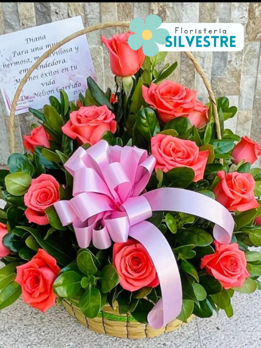 Canasta de flores